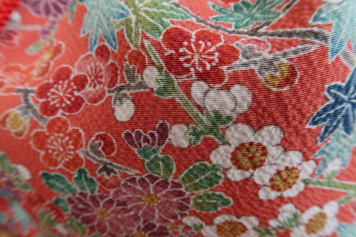 grande bourse kimono japonais recyclé