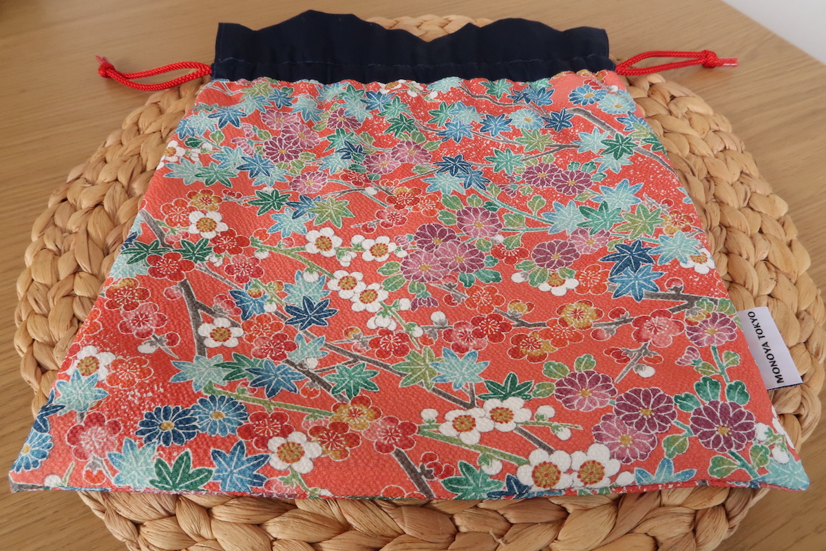 grande bourse kimono japonais recyclé